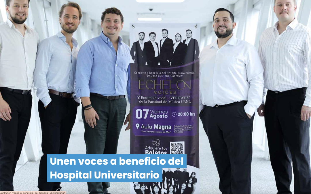 Unen voces a beneficio del Hospital Universitario